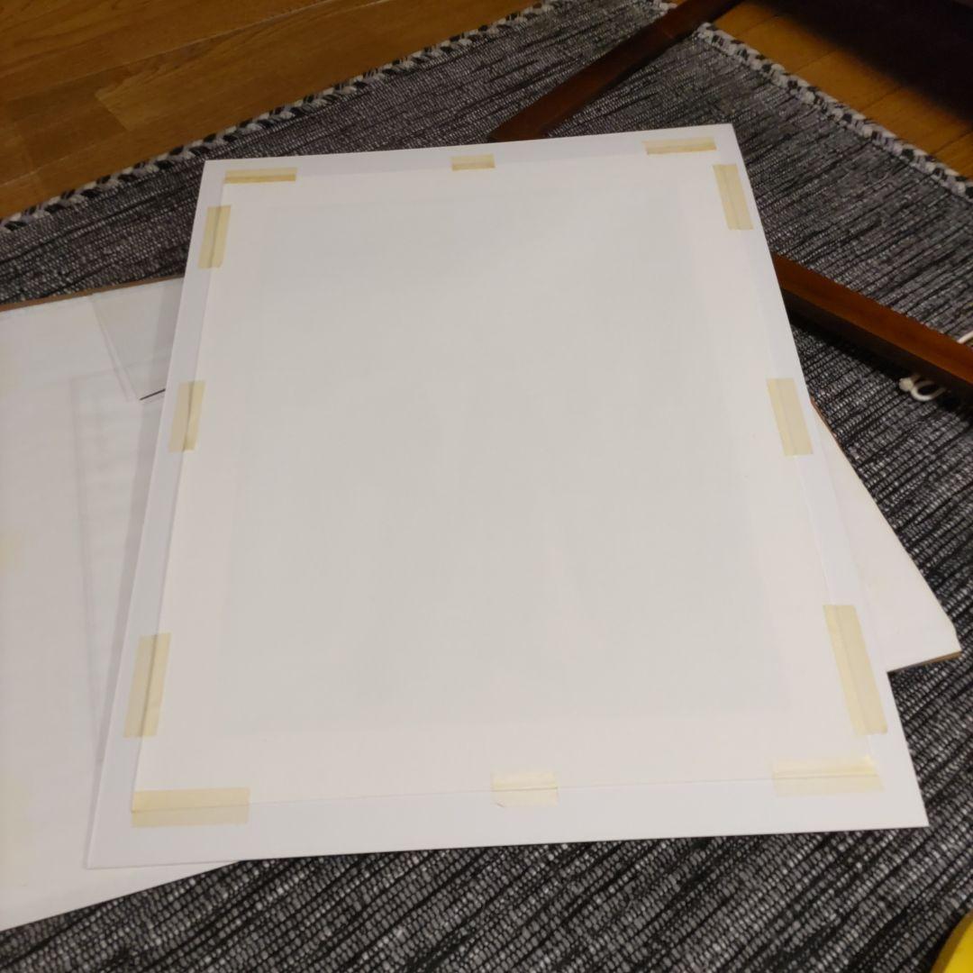 アンリ・ルソー　アートポスター　ジョセフブルマーの肖像画額入り大型