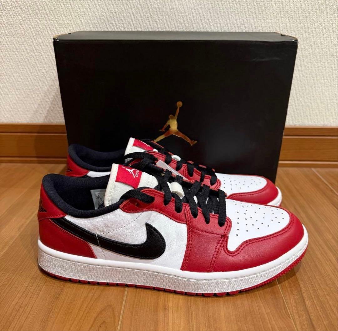 シューズ(男性用) Nike Air Jordan 1 Low Golf \"Chicago\"