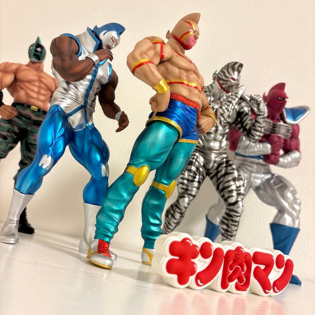 入手困難！CCPキン肉マン　運命の5王子　　メタリックカラーセット　フィギュア