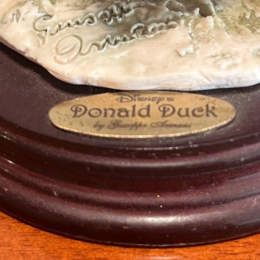 ジョゼッペアルマーニ　ドナルドダック　ディズニー　陶器　人形　置物　オブジェ