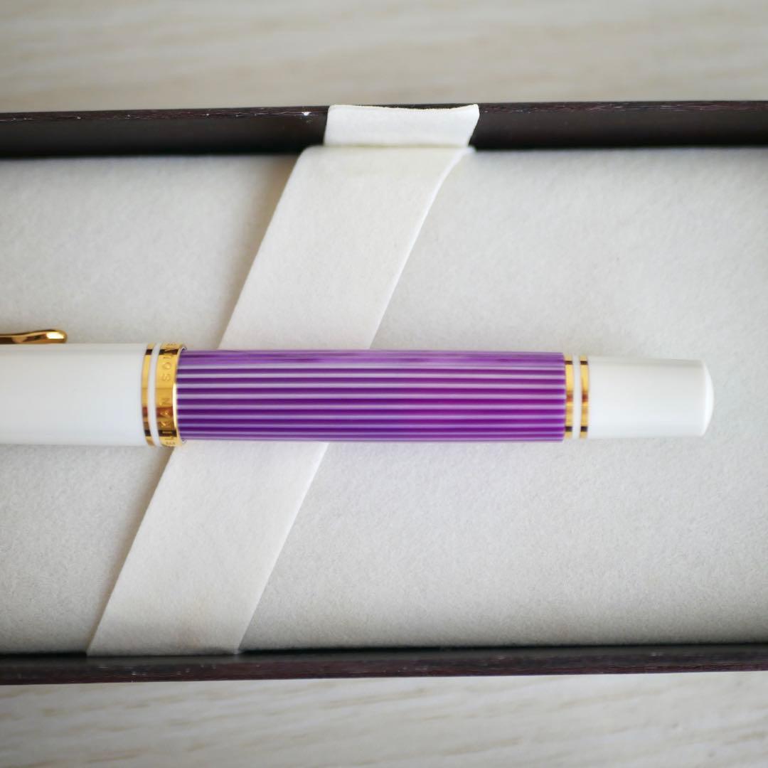 ペリカン スーベレーンM600バイオレット/ホワイト 万年筆　2019年限定品