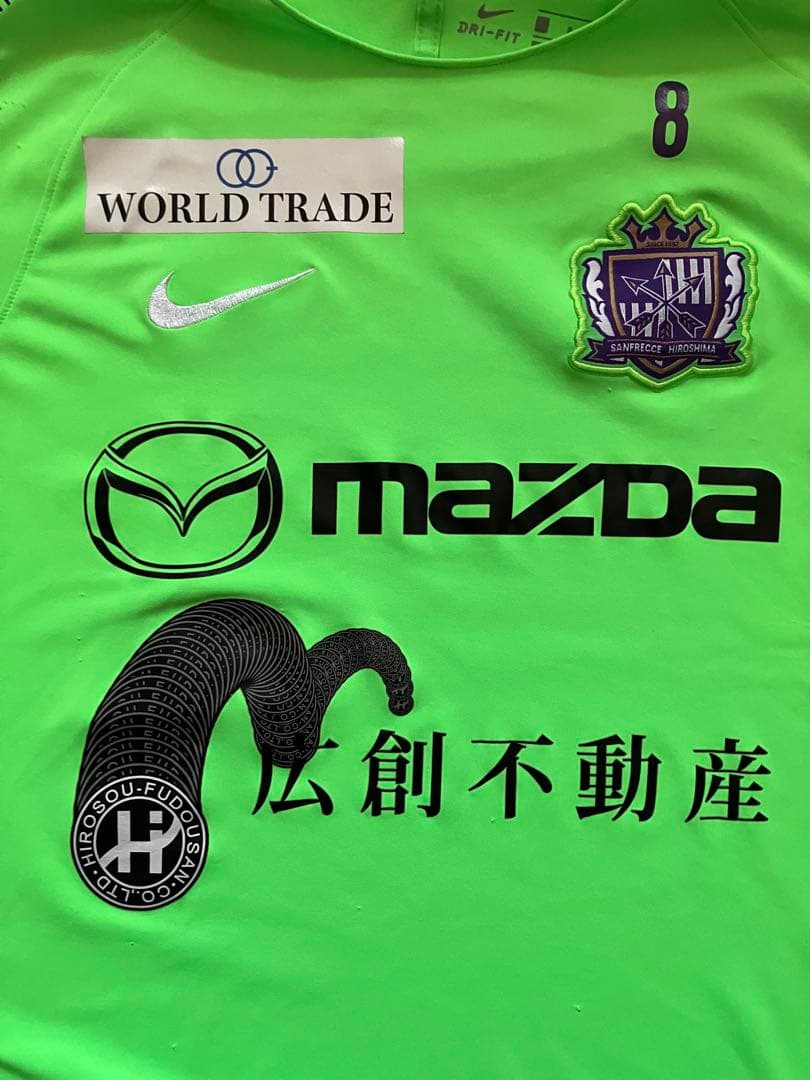 サンフレッチェ広島 選手 支給 シャツ L スポンサー