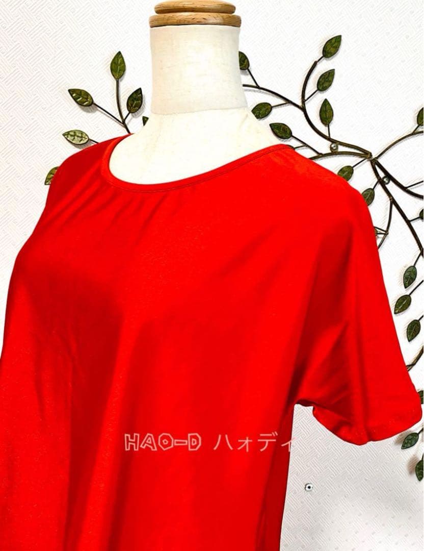 社交ダンス★新作★レッスンウェア★オリジナル★赤2点セット