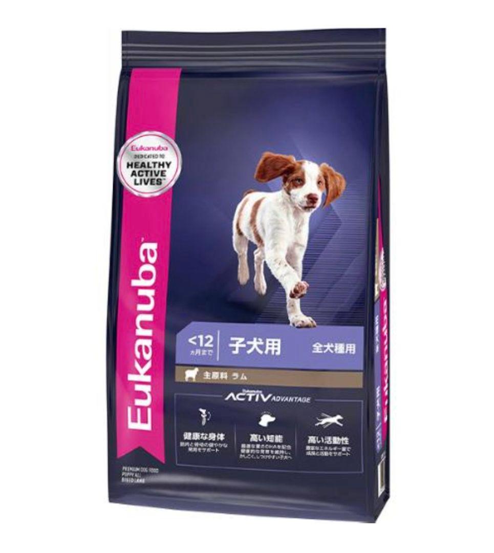 Eukanuba 子犬用or成犬用 全犬種用ドライフード ラム＆ライス １５kg