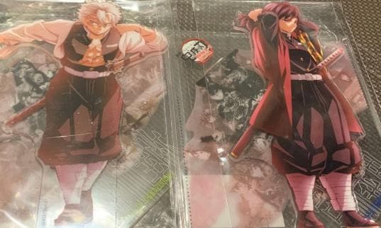 鬼滅の刃 イラストコラージュアクリルスタンド 冨岡義勇 不死川実弥