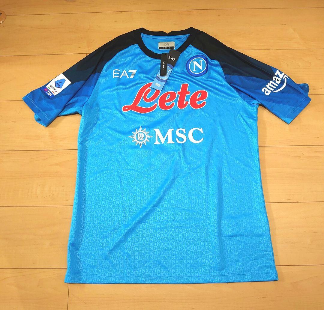 【希少】シメオネ 直筆サイン入りユニ セリエA SSCナポリ