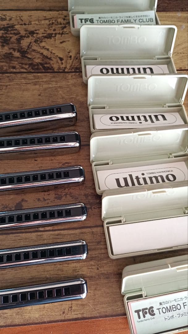 トンボ　ハーモニカ【ultimo】ウルティモ　６個セット　単音10穴