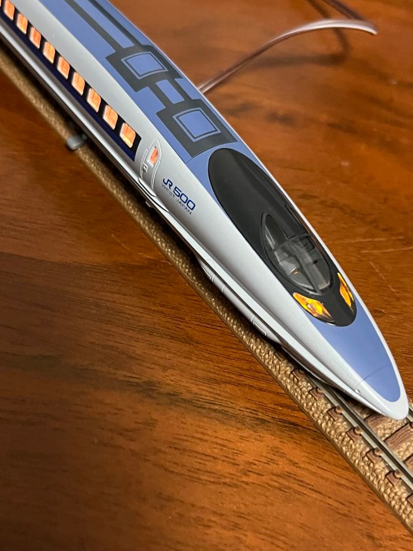 JR500系新幹線　kato 7両　内6両ライト室内灯点灯確認済