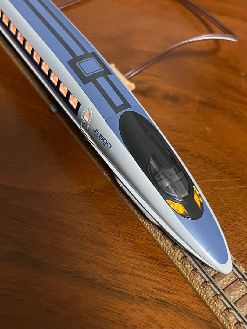 JR500系新幹線　kato 7両　内6両ライト室内灯点灯確認済