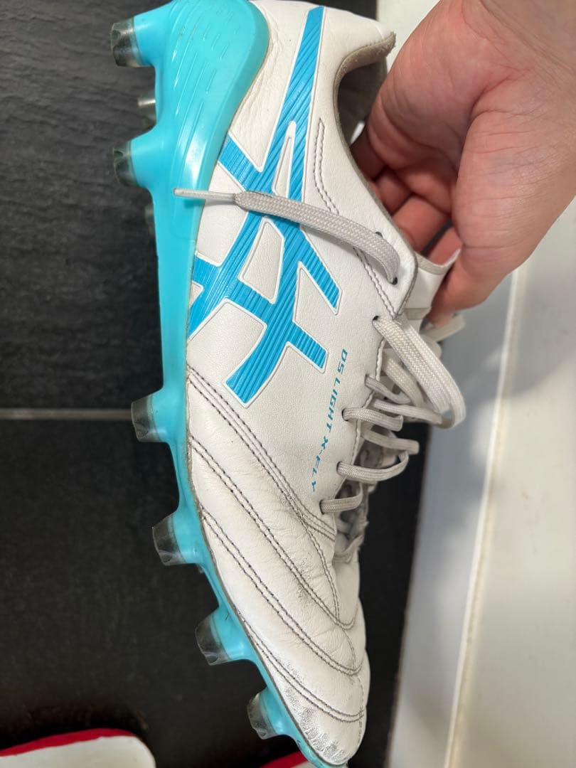 DS LIGHT X-FLY 5 WHITE/AQUARIUM サッカースパイク