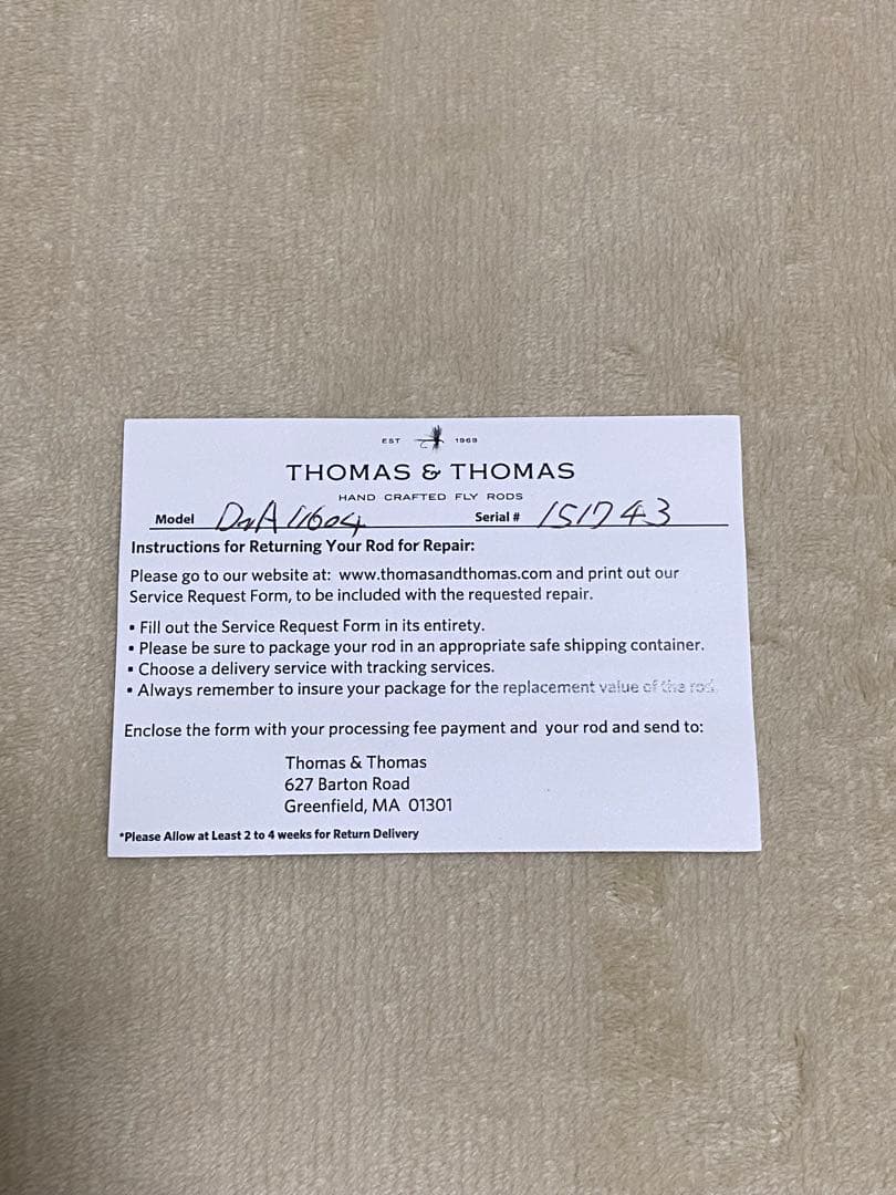 Thomas&Thomas DNA SWロッド　1106-4