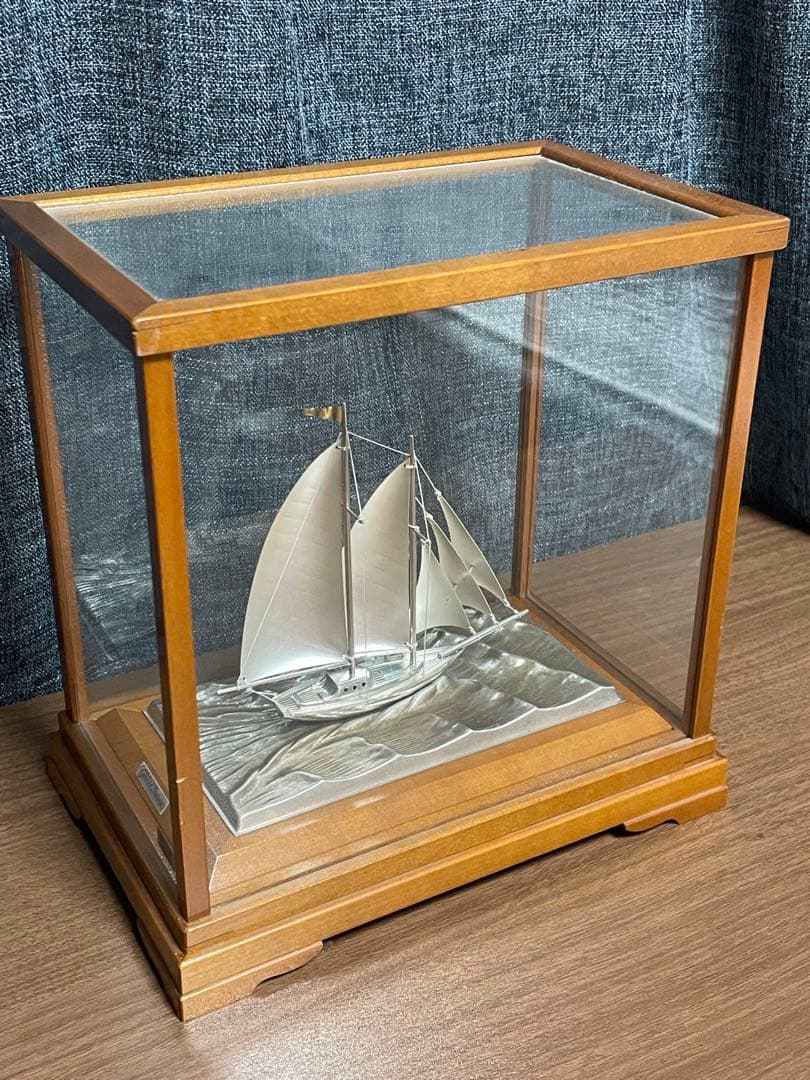 ヨット置物武比古 STERLING SILVER 985刻印銀製
