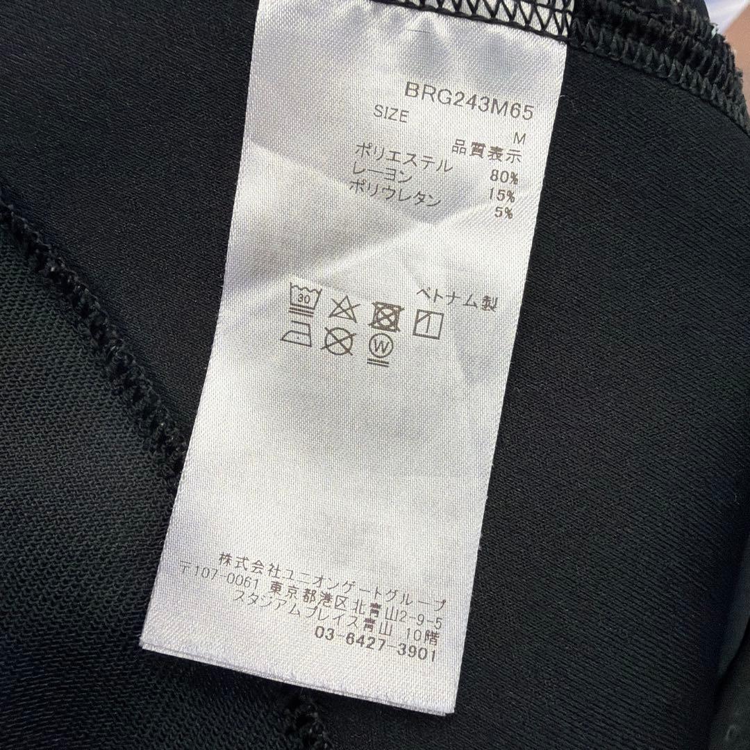 ラ*ル様 BRIEFING ブラック フード付きセーター