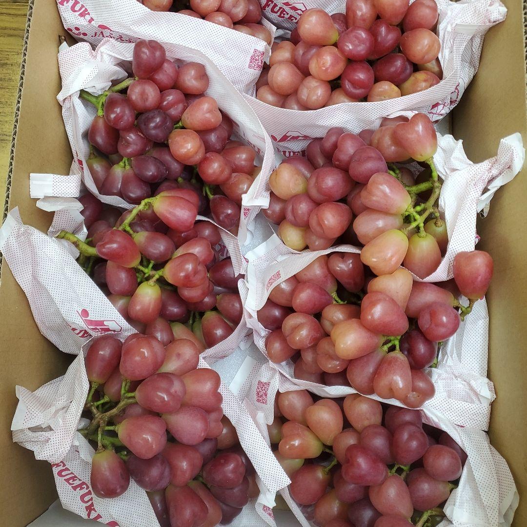 2️⃣0️⃣ 山梨県産 マイハート ９房入り 箱込み5.6キロ