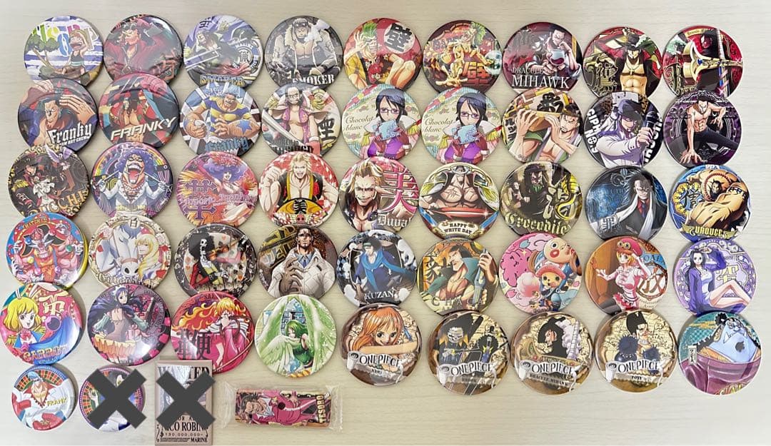 麦わらストア限定　ワンピース缶バッジ