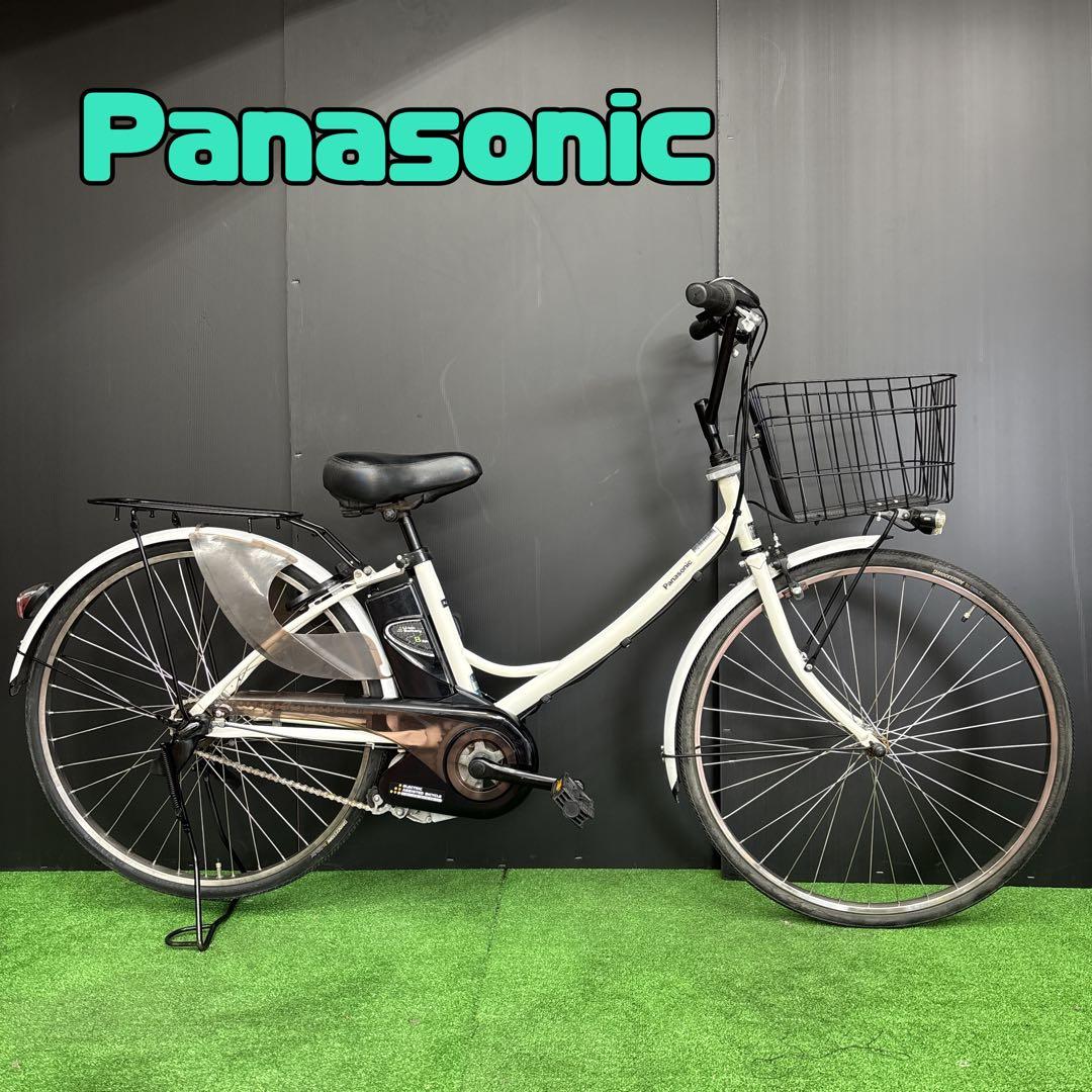 電動自転車 Panasonic A.girls ホワイト　80⚫️