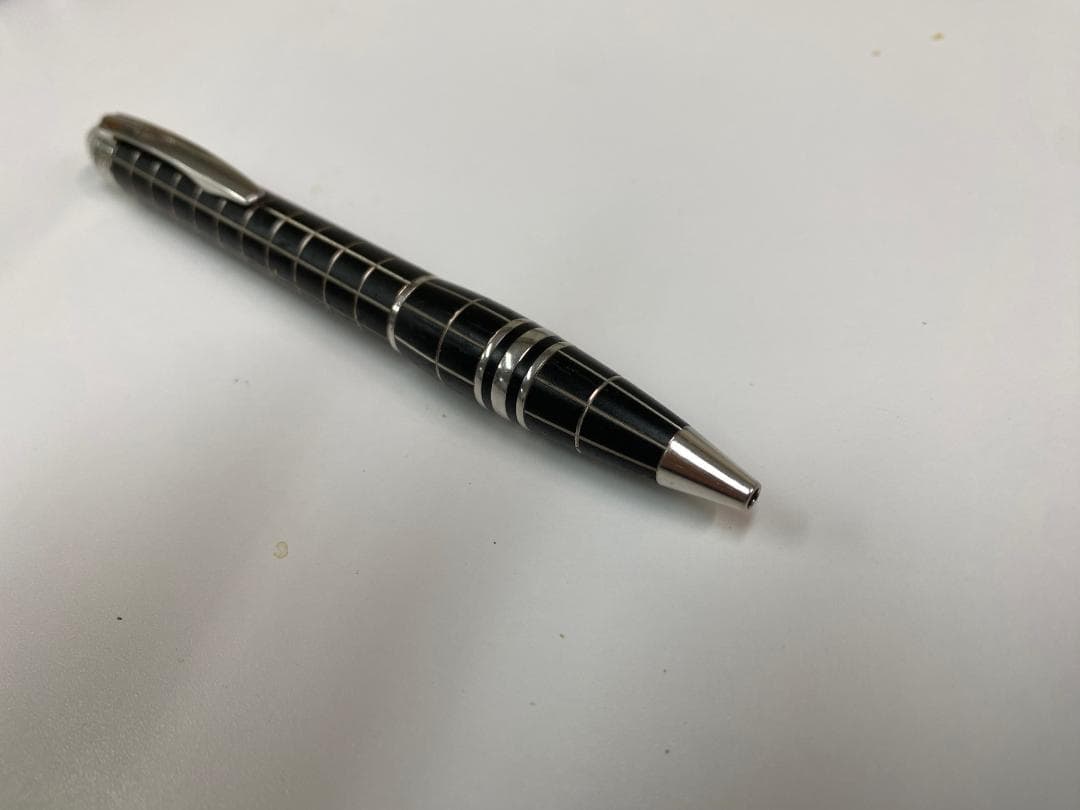 モンブラン スターウォーカー ボールペン メタルラバー格子柄（中古美品）