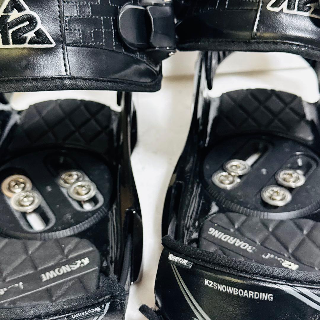 K2 mサイズスノーボードビンディング ブラック 黒色格安特価激安初心者