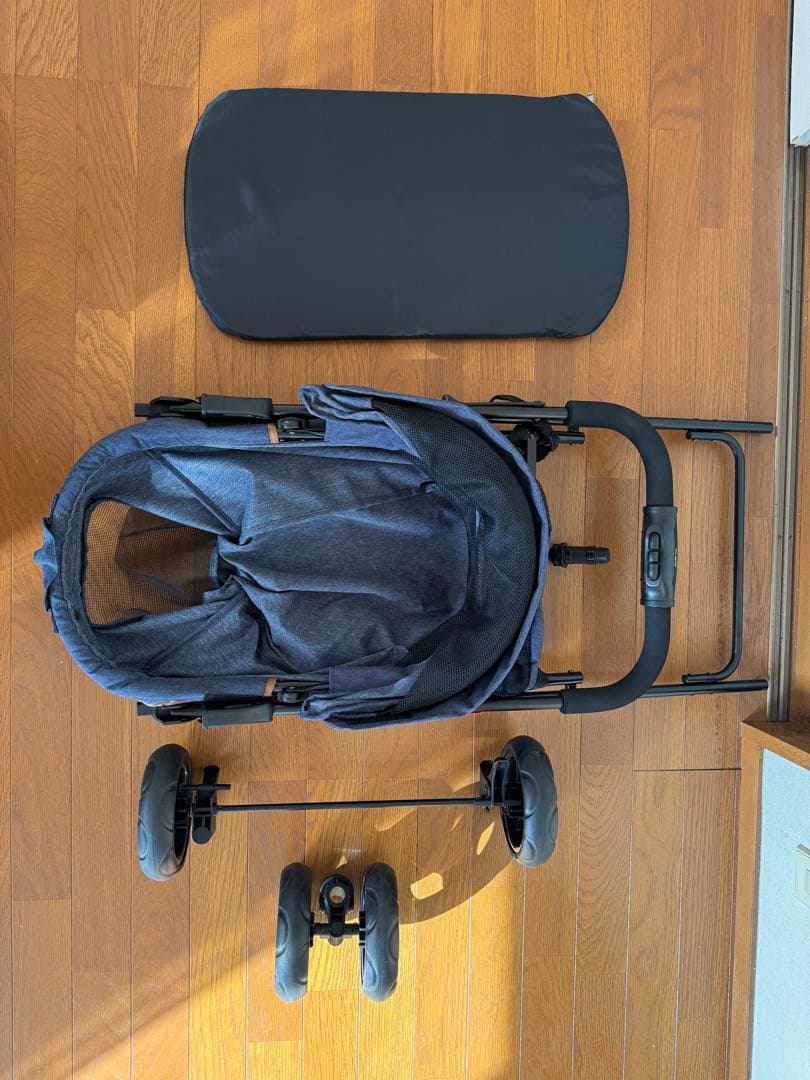 【GEX】わんわんカート スマートハンディ Safety 『デニム柄』