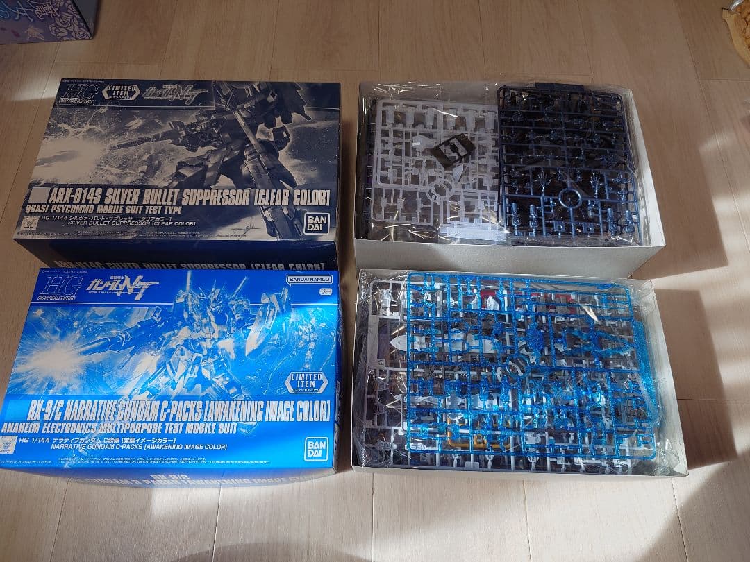 HG シルヴァ·バレト·スプレッサー ＆ ナラティブガンダムC装備 限定ガンプラ