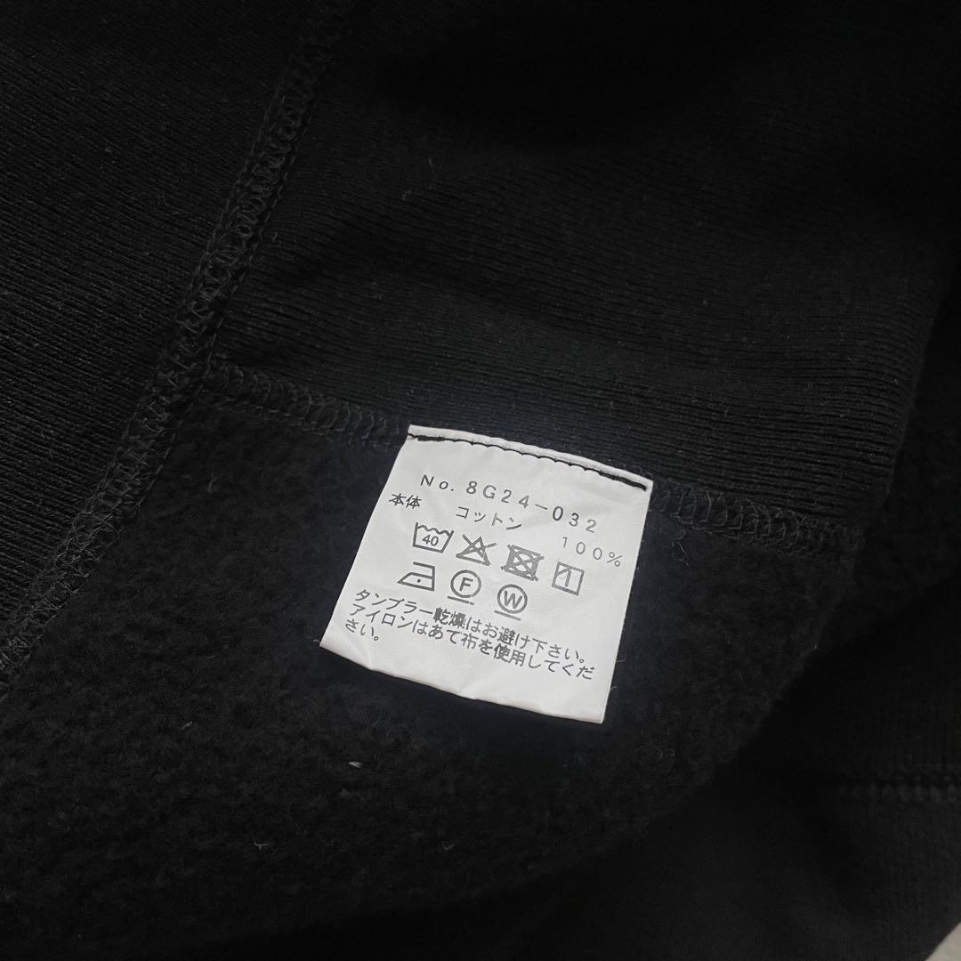 美品★エイジシュート★モックネック★スウェット★裏起毛★ブラック★L