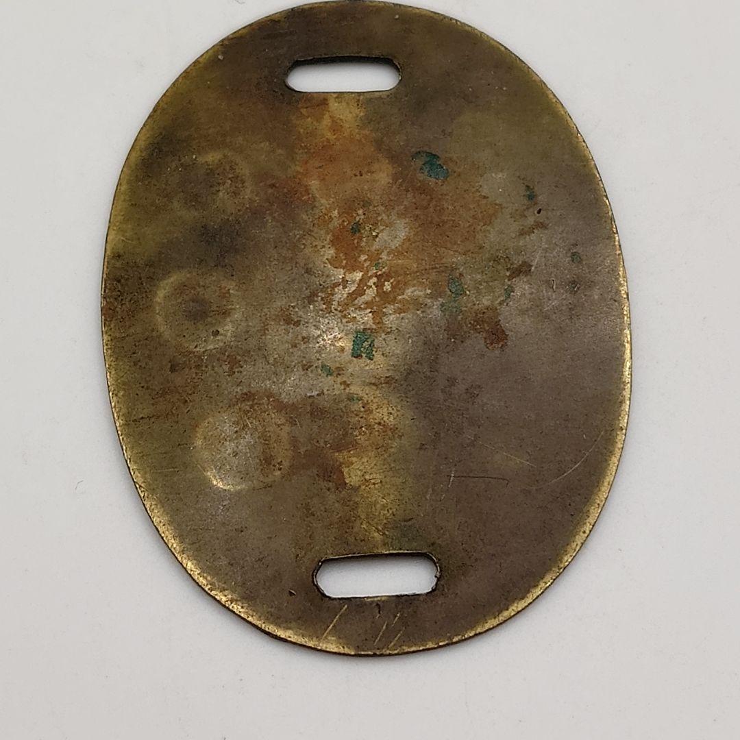 当時物 旧日本軍 認識票 識別票 番号票 ドックタグ ia2001