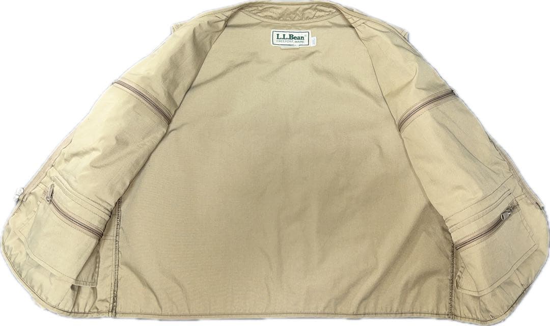 80's L.L.BEAN カメラマンベスト フィッシングベスト USA製 XL