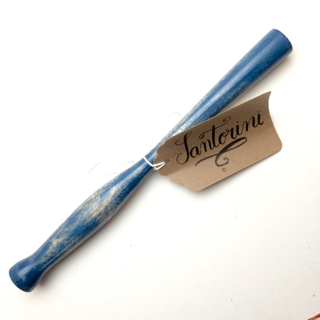 【作家一点物 極稀少】■ninepen サントリーニ ペン軸 ポプラ製■