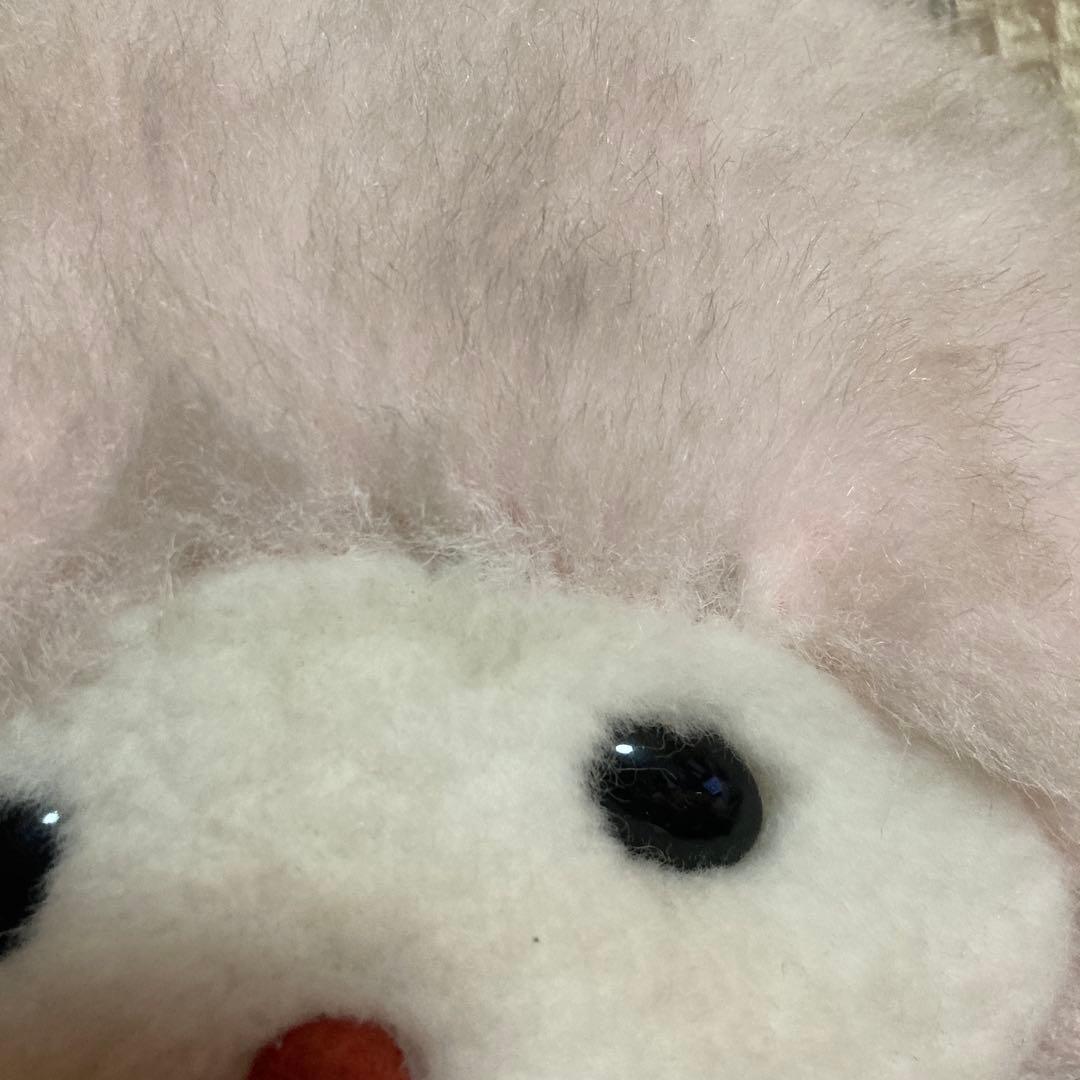 昭和レトロ　メーカー名不明　プードル　ぬいぐるみ　中古品