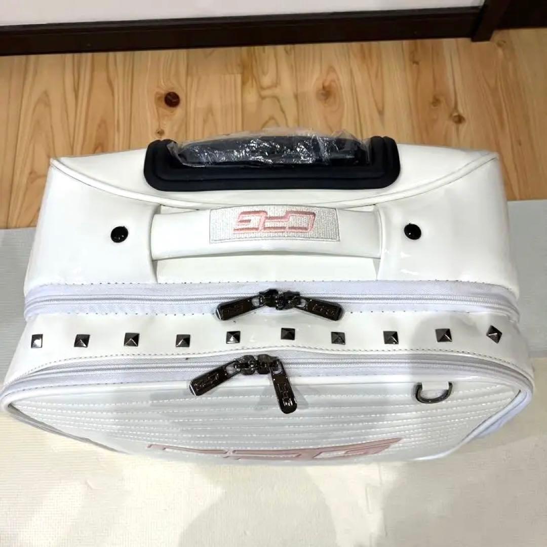 CPG ゴルフバック　キャリーケース　ホワイト