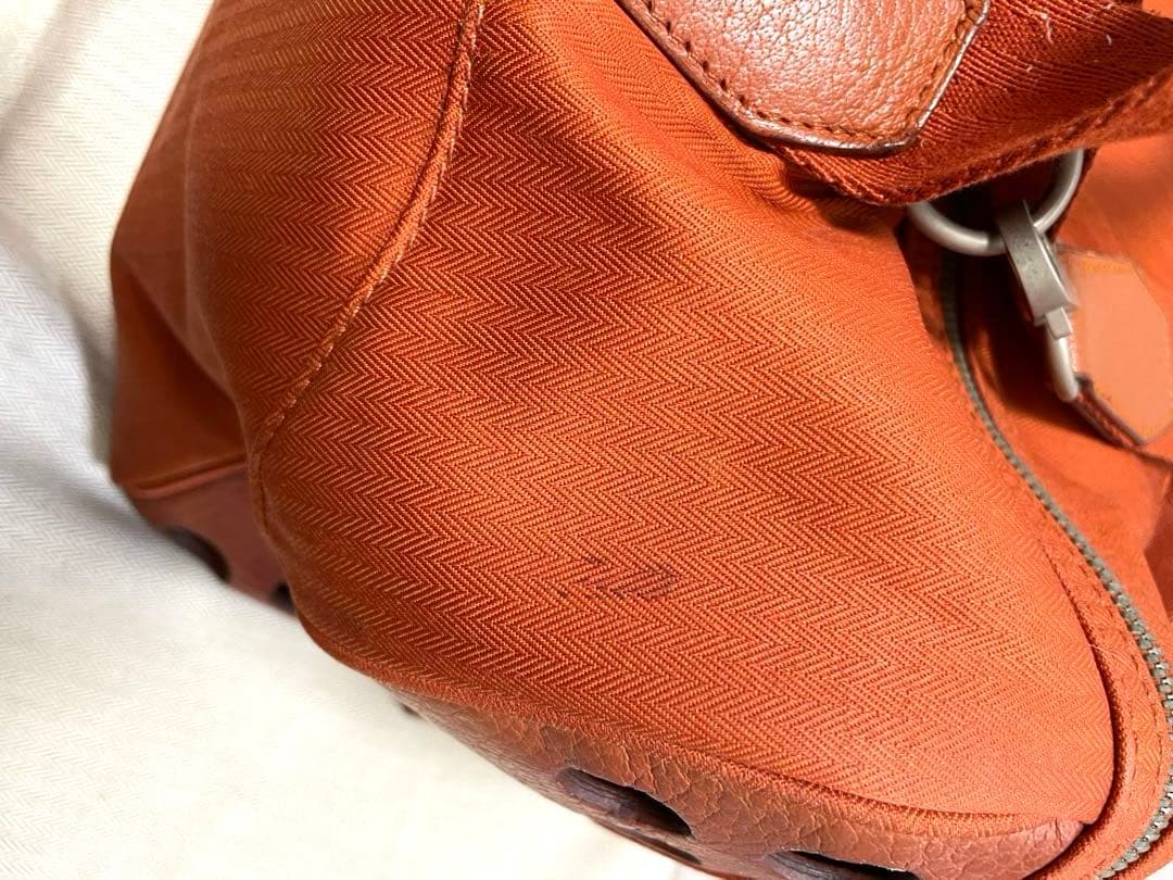 美品HERMESエルメスサックシアンボストンショルダー犬ドッグ用キャリーバッグ