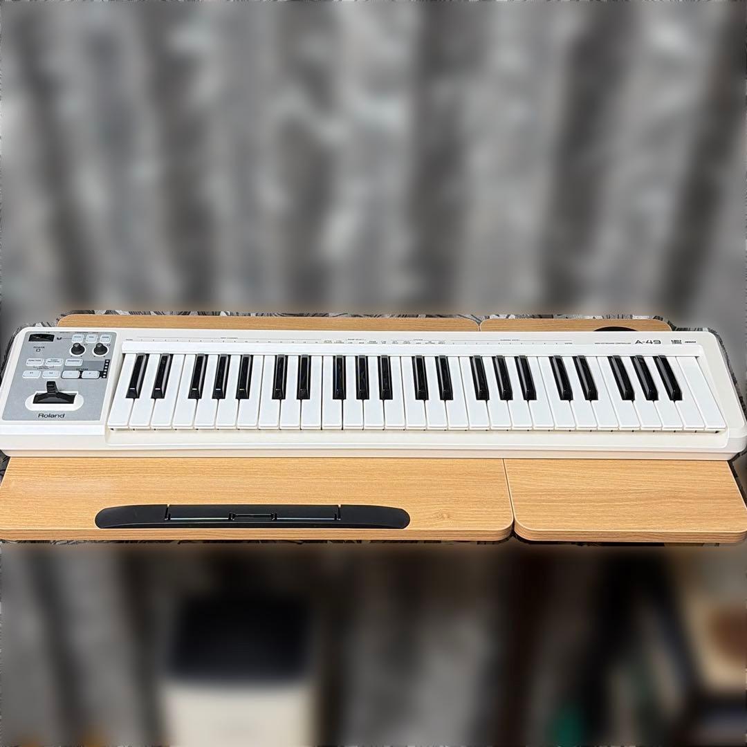 ROLAND A-49 MIDIキーボード CD付き ホワイト ローランド