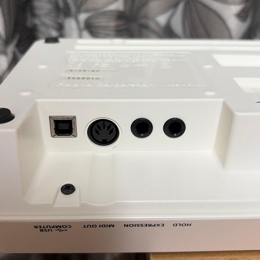 ROLAND A-49 MIDIキーボード CD付き ホワイト ローランド