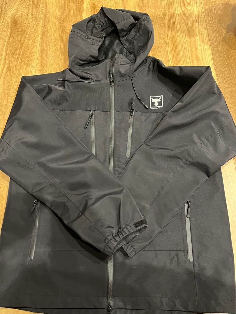 ジャッカル　ハードシェルジャケット　XLサイズ　ブラック
