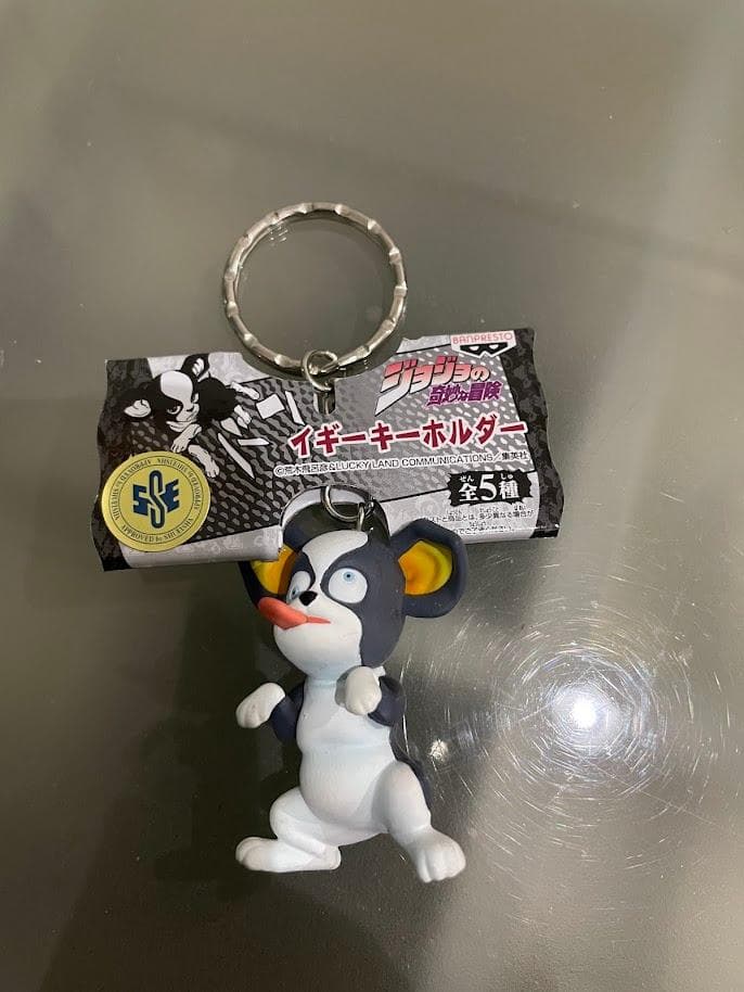 新品`ジョジョの奇妙な冒険　イギー　キーホルダー 全５種　セット