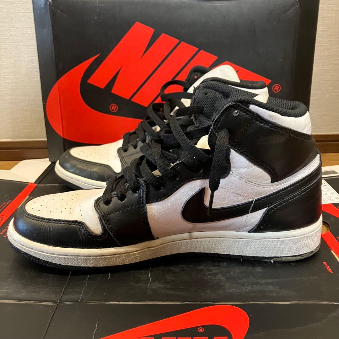 2014年 NIKE AIR JORDAN 1 Black/White 28cm