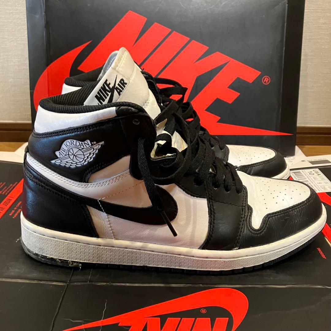 2014年 NIKE AIR JORDAN 1 Black/White 28cm