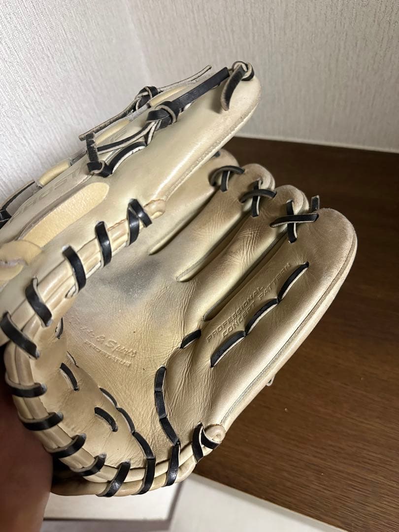 ZETT キャメル色 一般軟式グローブ