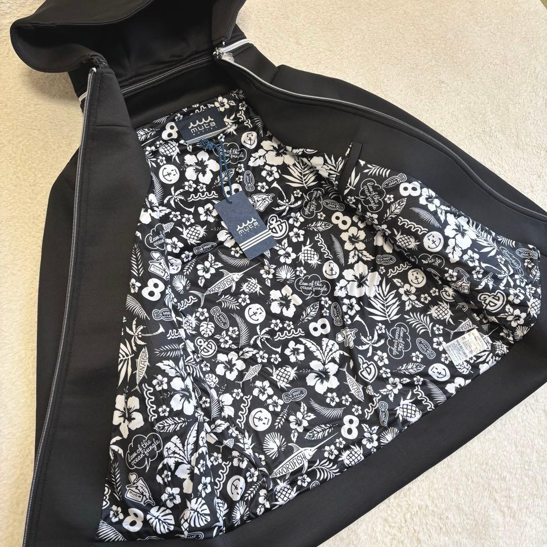 muta marine ムータ ボンディング素材 フーディ ジャケット パーカー