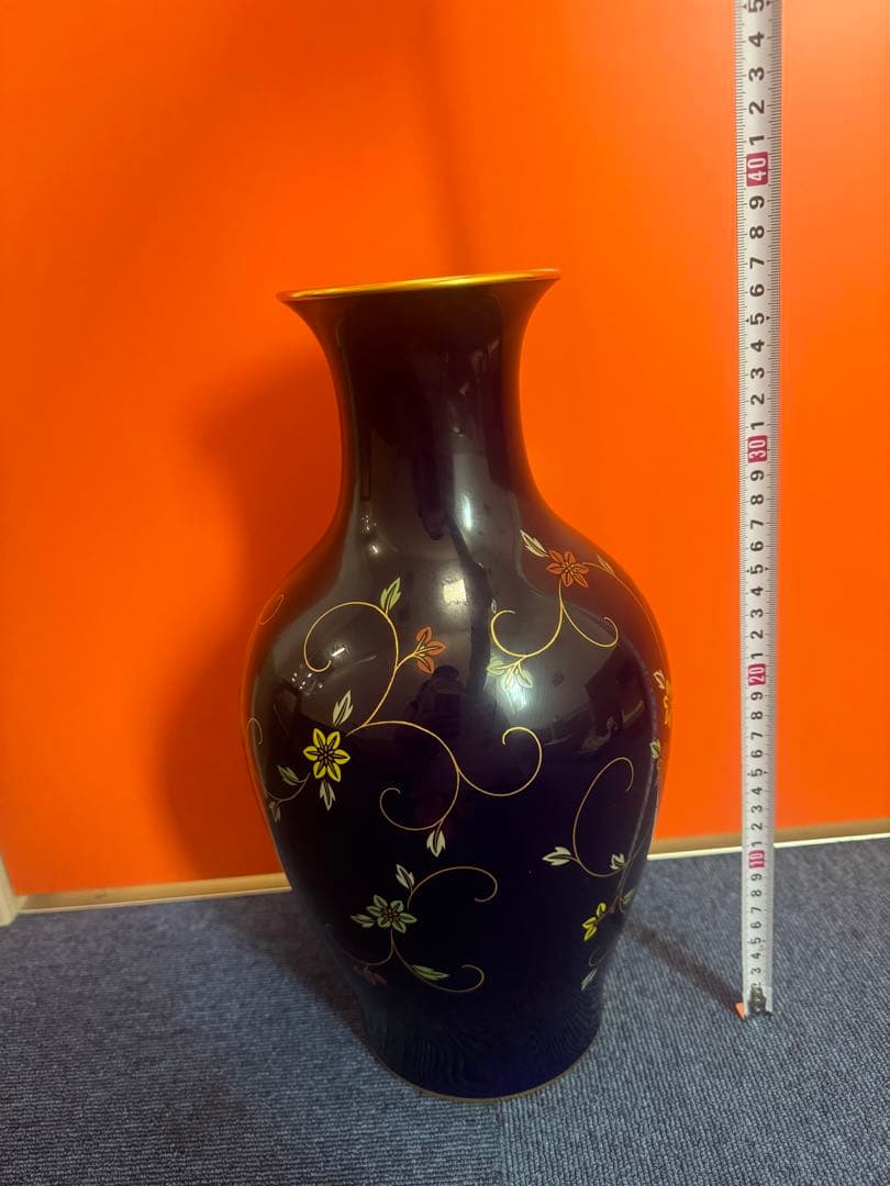 1940  ノリタケ/スタジオコレクション瑠璃金彩 花瓶