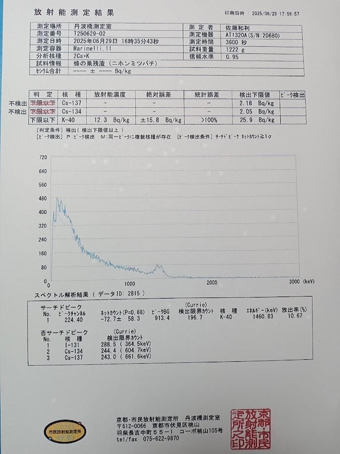 カノン二ホンミツバチの搾りハチミツ　＋　二ホンミツバチの盛り上げ巣ハチミツ