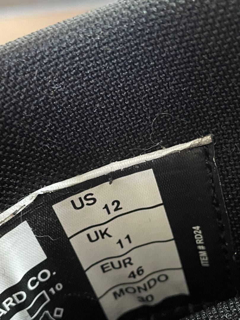 スノーボードブーツ　RIDE FUSE 30cm インソール付