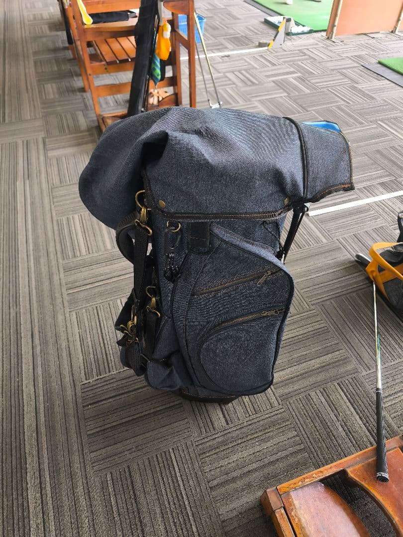 19ゴルフ　デニム　ゴルフバッグ