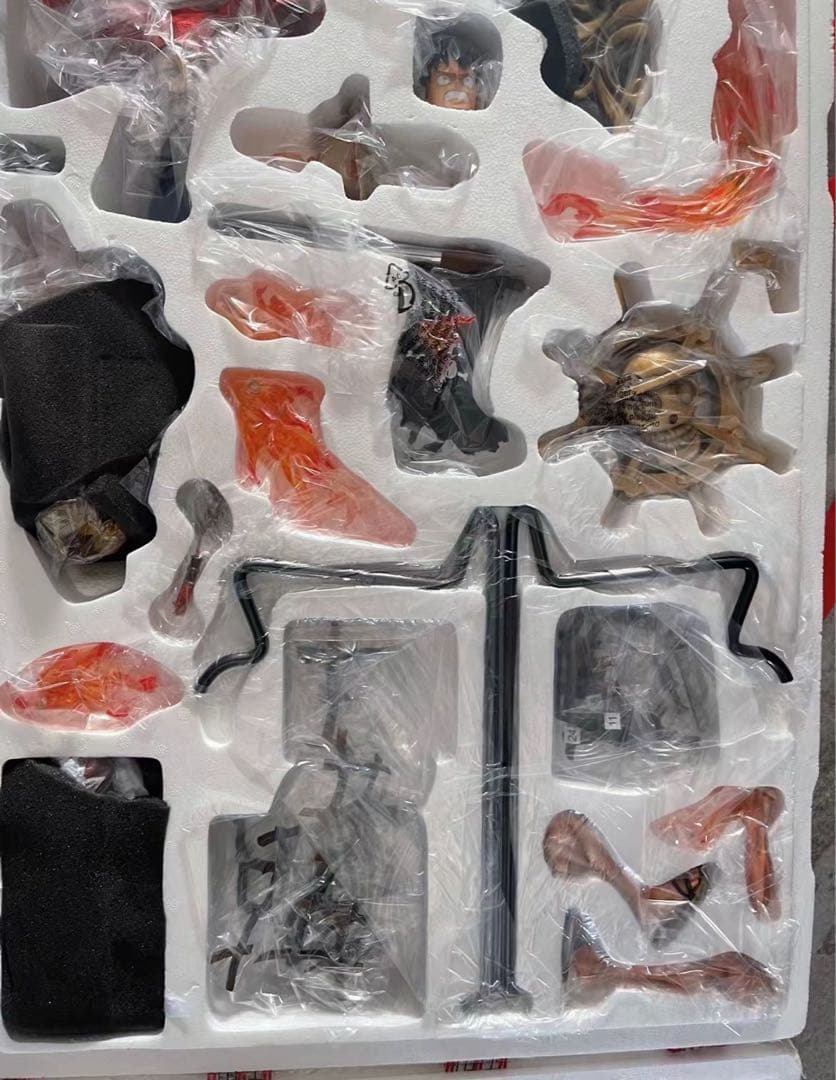 ワンピース エース vs ルフィ ガレージキット ガレキ スタチュー①