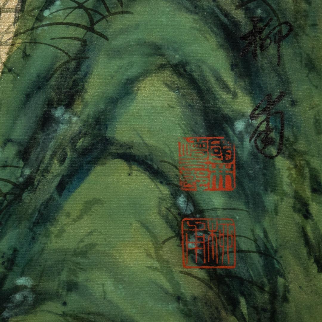 掛軸-1462　国井幸雪　白衣観音　共箱　二重箱