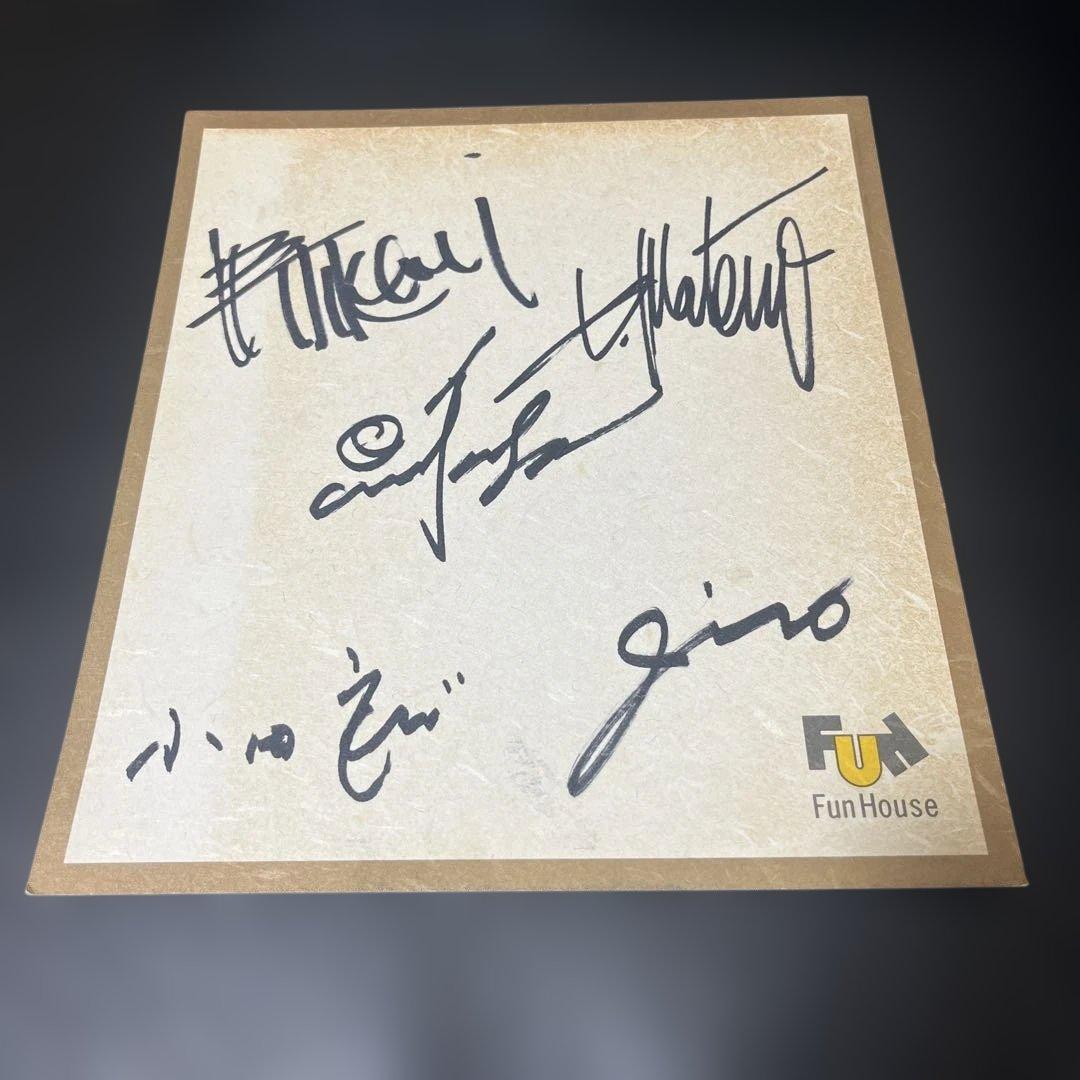 マッキー　　オフコースのサイン色紙