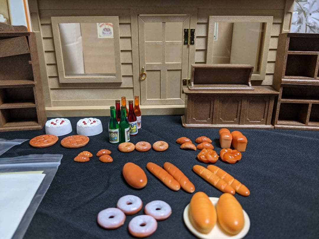 激レア★美品★初期貴重シルバニアファミリー★村のベーカリー♫パン屋さん