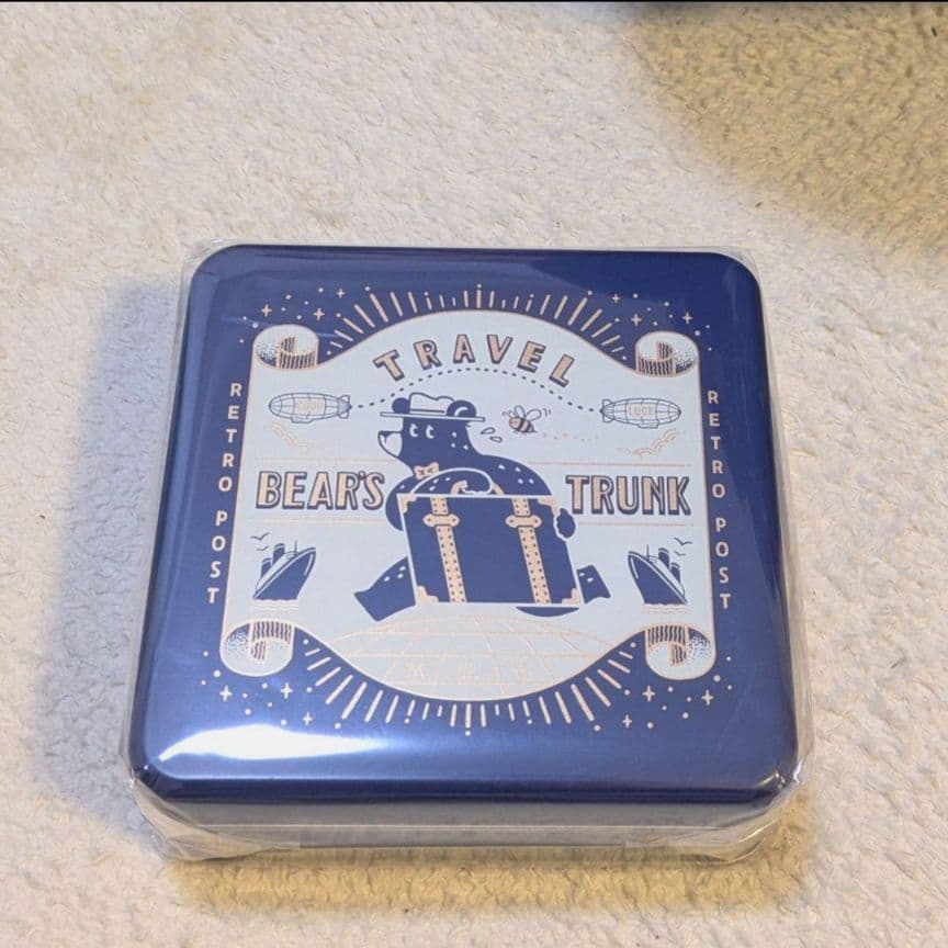 【新品未開封】文具女子博 オビワン 旅熊缶 スタンプ ファイル ステッカー 4点