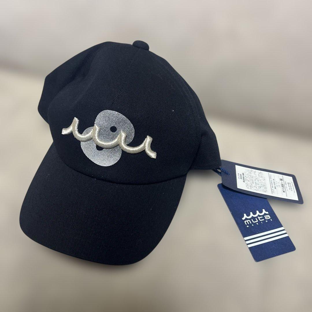 ムータマリン 黒 8 キャップ 新品タグ付き 定価12,100円