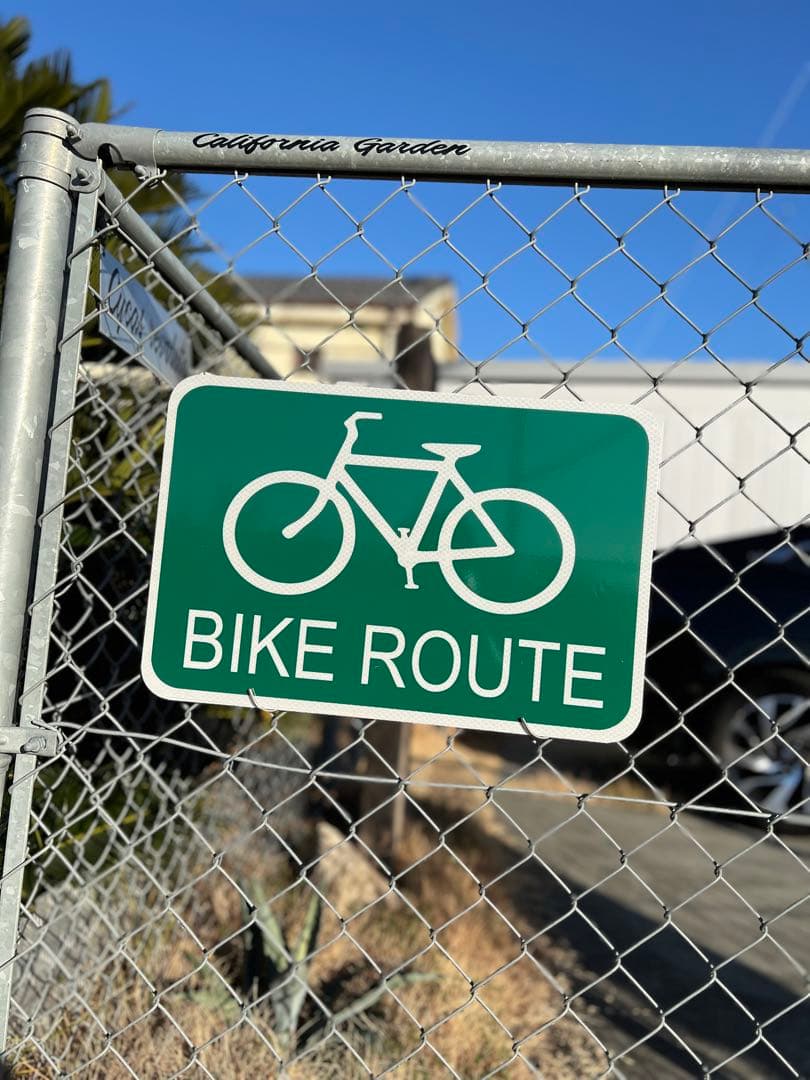ロードサイン　バイクルート